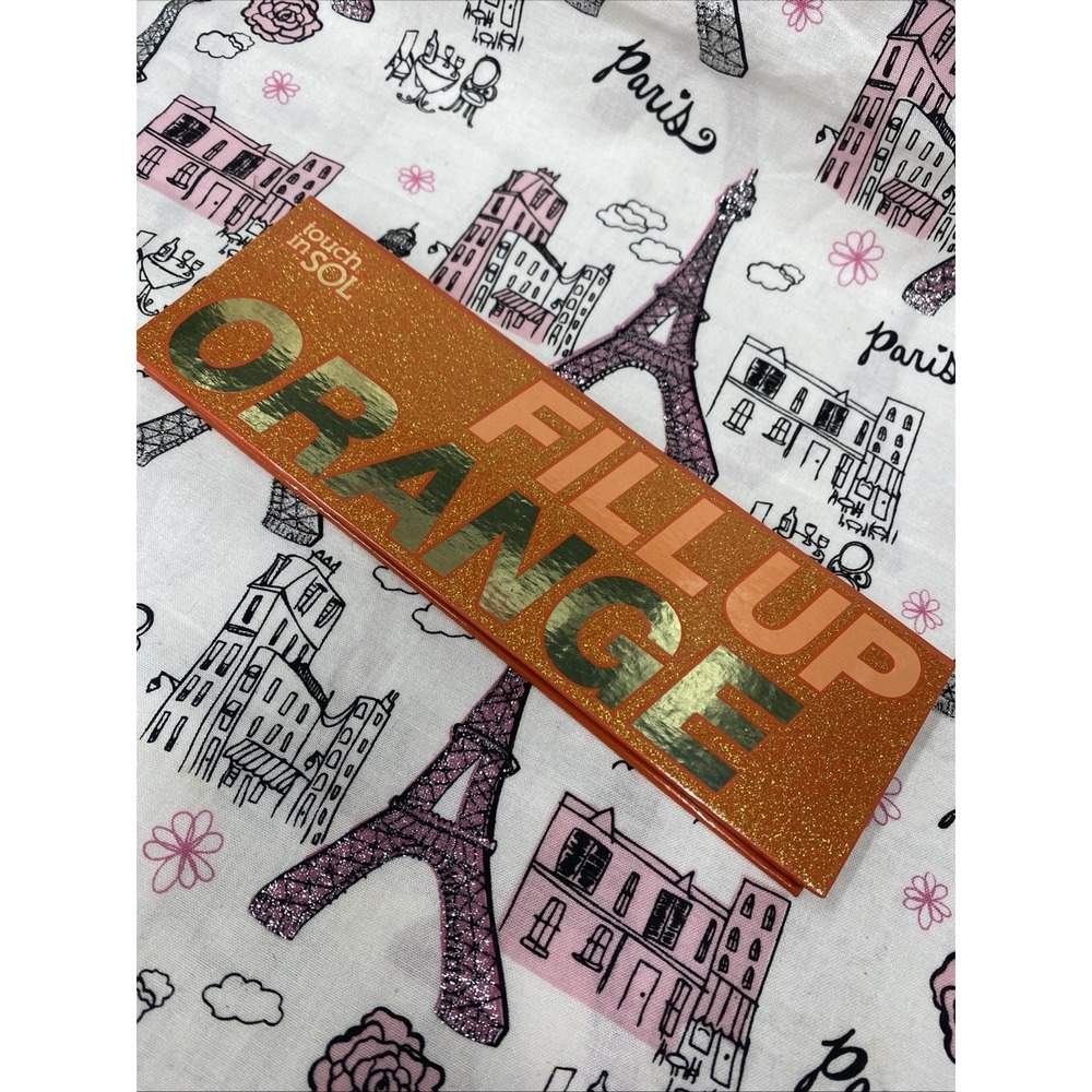 Touch of Sol Fill Up Orange Eyeshadow‎ Palette Brand New No Box Read Description